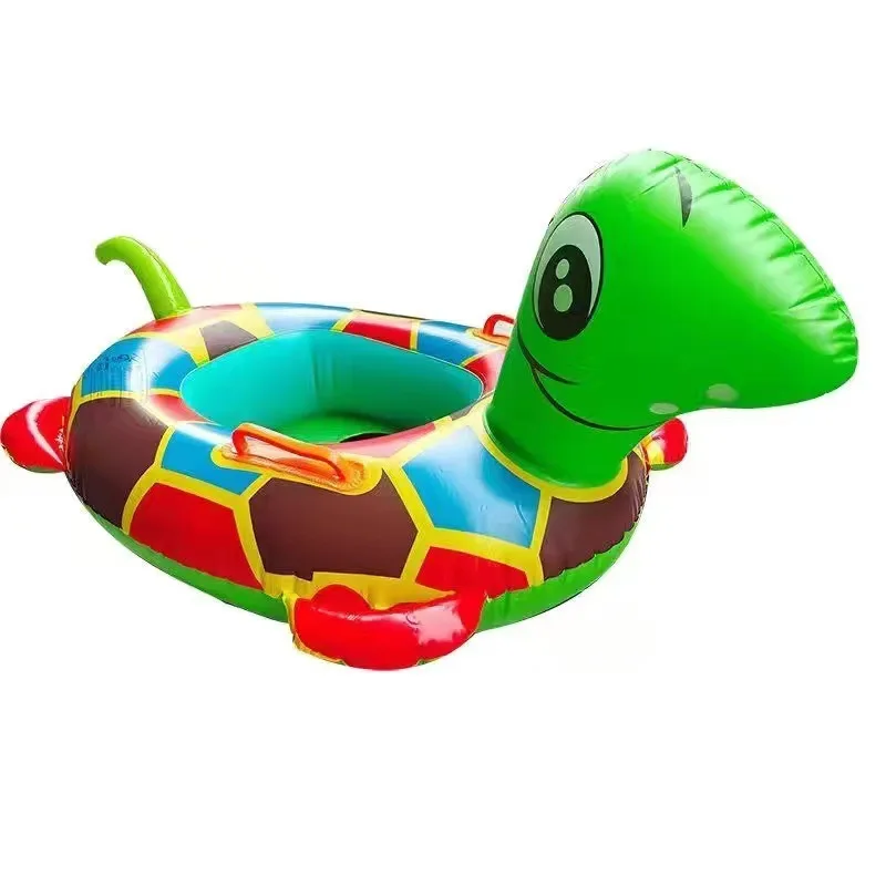 Cartoon Animal Shape Inflatable Kids Seat Swimming Ring For Toddlers Summer Beach Float Toys