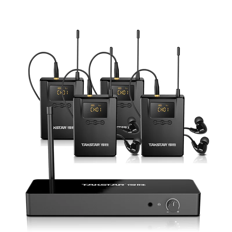 Takstar WPM 300 система ушного монитора 10 канальный стерео возврат сцены для инструмента церковной конференции