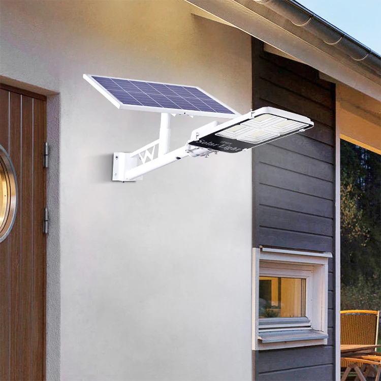 Водонепроницаемый Ip65 Smd 50 100 200 300 Вт алюминиевый светодиодный уличный светильник с солнечной панелью
