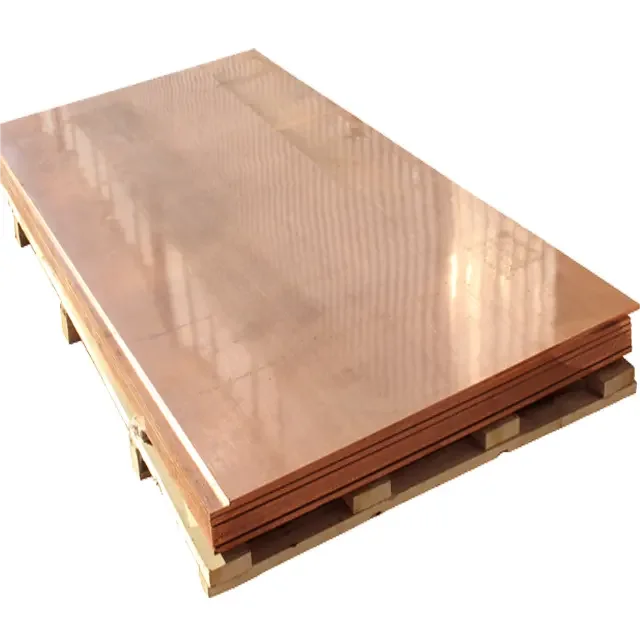 Phosphorus Deoxidized Copper Plate Tp1 Tp2 Copper Sheet C1220 C12200 Red Copper Sheet