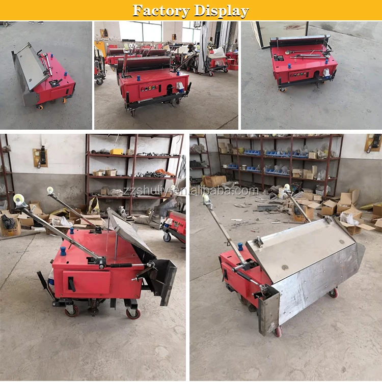 china supplier automatic wall plastering and rendering machine price