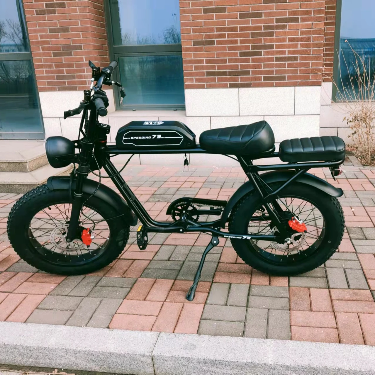 20x4.20 2000w Interior Dirt Fat Wheel Tyre Foldable Ebike Bicycle Folding Electric Bike LED Lithium Battery 48V Aluminum Alloy