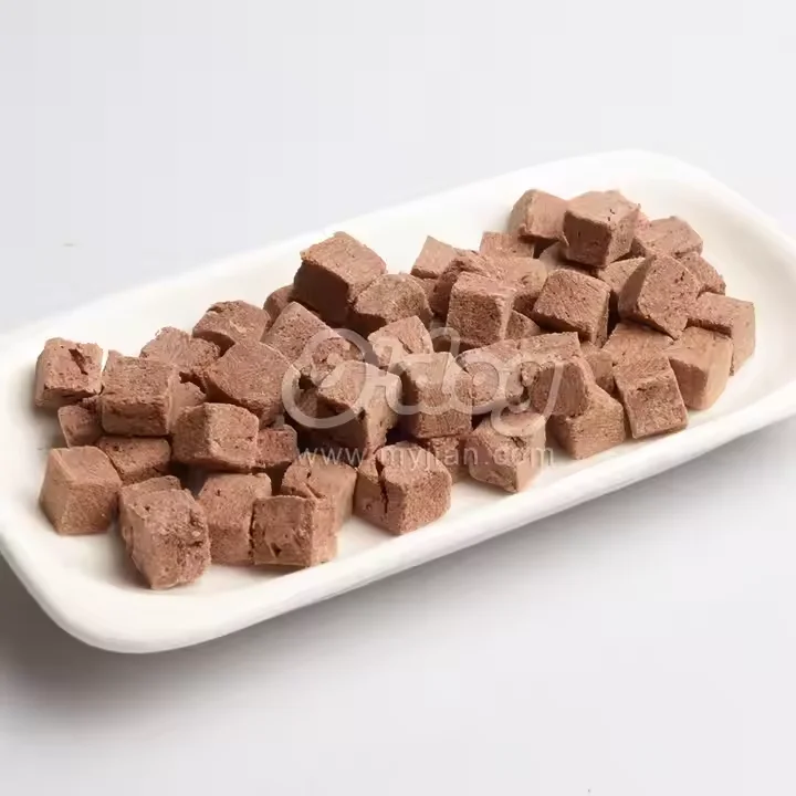 natural pellets beef cube dehydrated dog training treats chewable dog food for dog Freeze Dried Beef liver Granule
