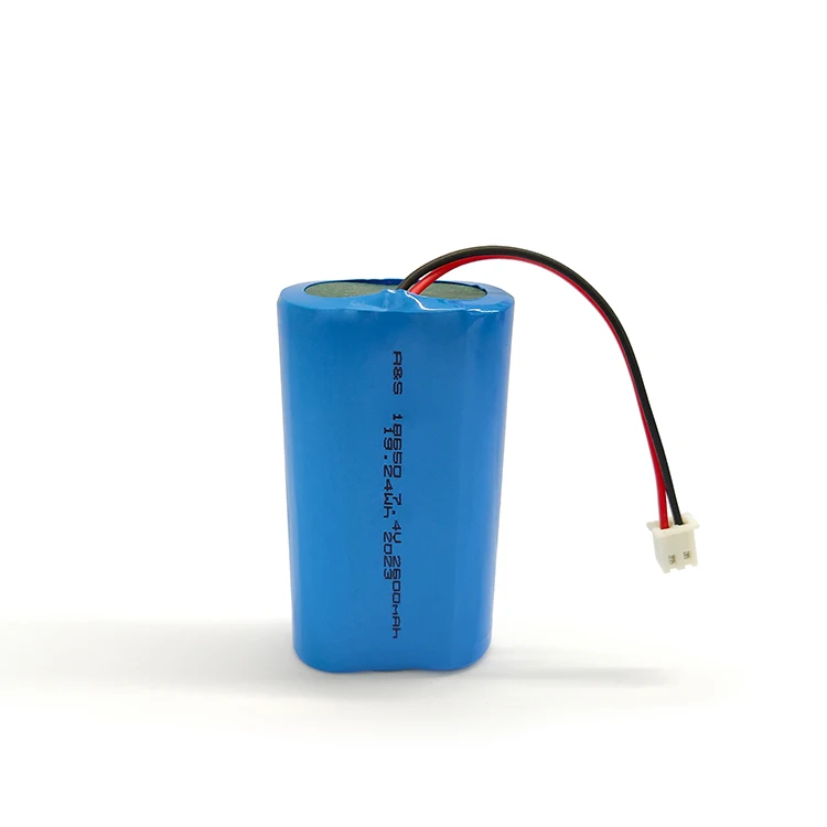 Customized Rechargeable 18650 li ion 2S 7.4v 2600mAh lithium ion battery pack with CB/IEC/UN38.3 Certificates for Pump Breast