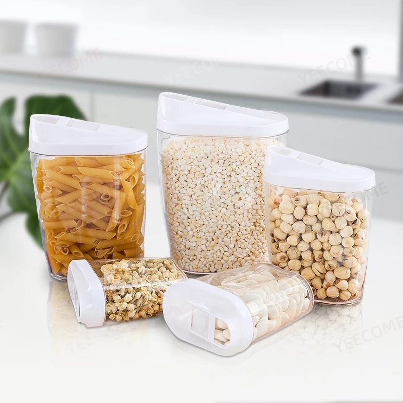 Wholesale Five PCS Sugar Box Transparent Candy Box with Cover Fashion Style Canisters