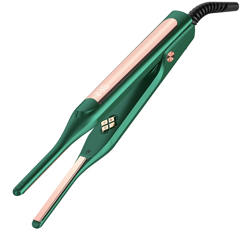 2 In 1 Hair Straightener And Curling Small Flat Iron Pencil Flat Iron For Short Hair