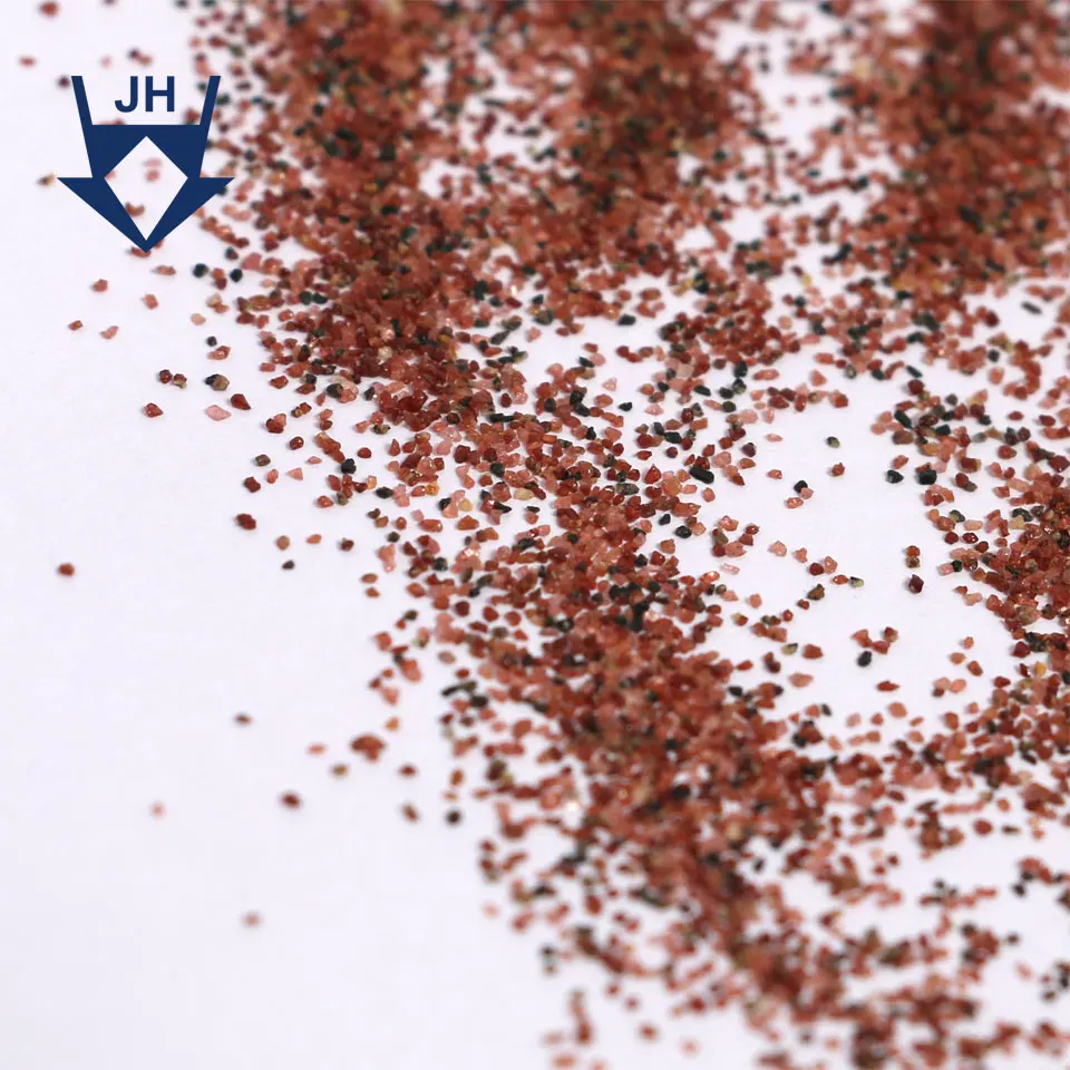 ISO 9001 Certification Sand Blasting Garnet Abrasive Powder 20/40