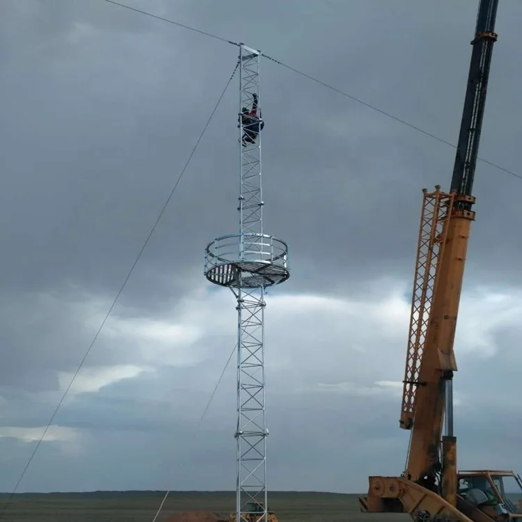  Треугольная 3 ноги Guyed провода радиосвязи
