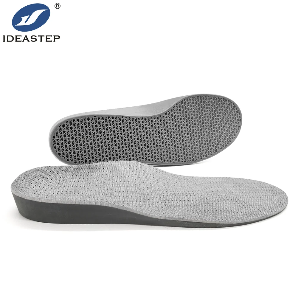 IDEASTEP Hard Arch Supports Shoe Orthopaedics Inserts Air Zoom Deep Heel Cup High Quality Pu Cork Kids Insoles For Children