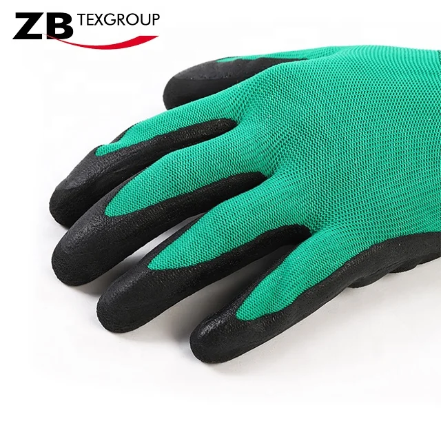 Crinkle Latex Coated Work Gloves with Good Grip For Construction, Gardening and Mechanic Use
