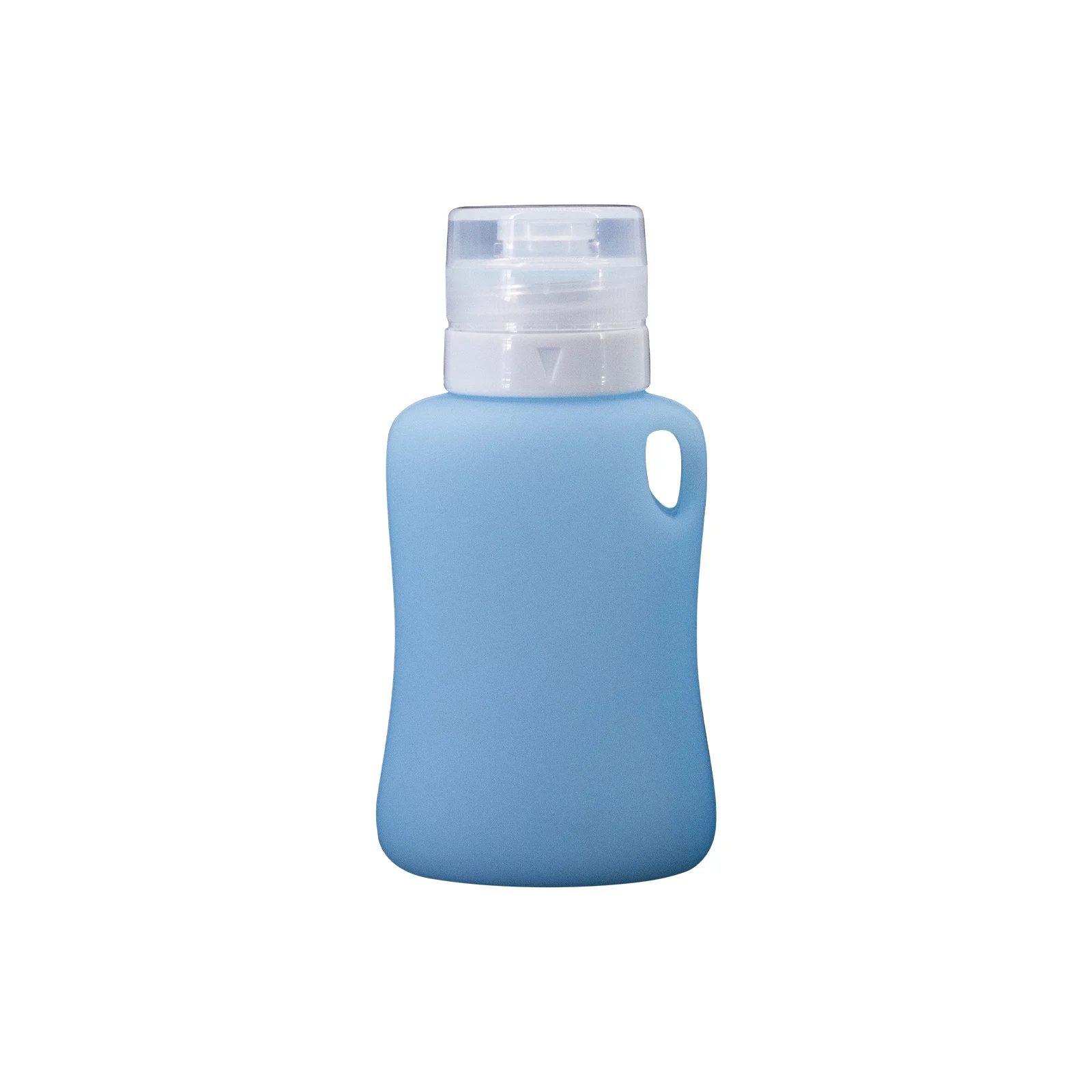 Small size silicone pet folding water bottle for drinker and dog pee cleaning