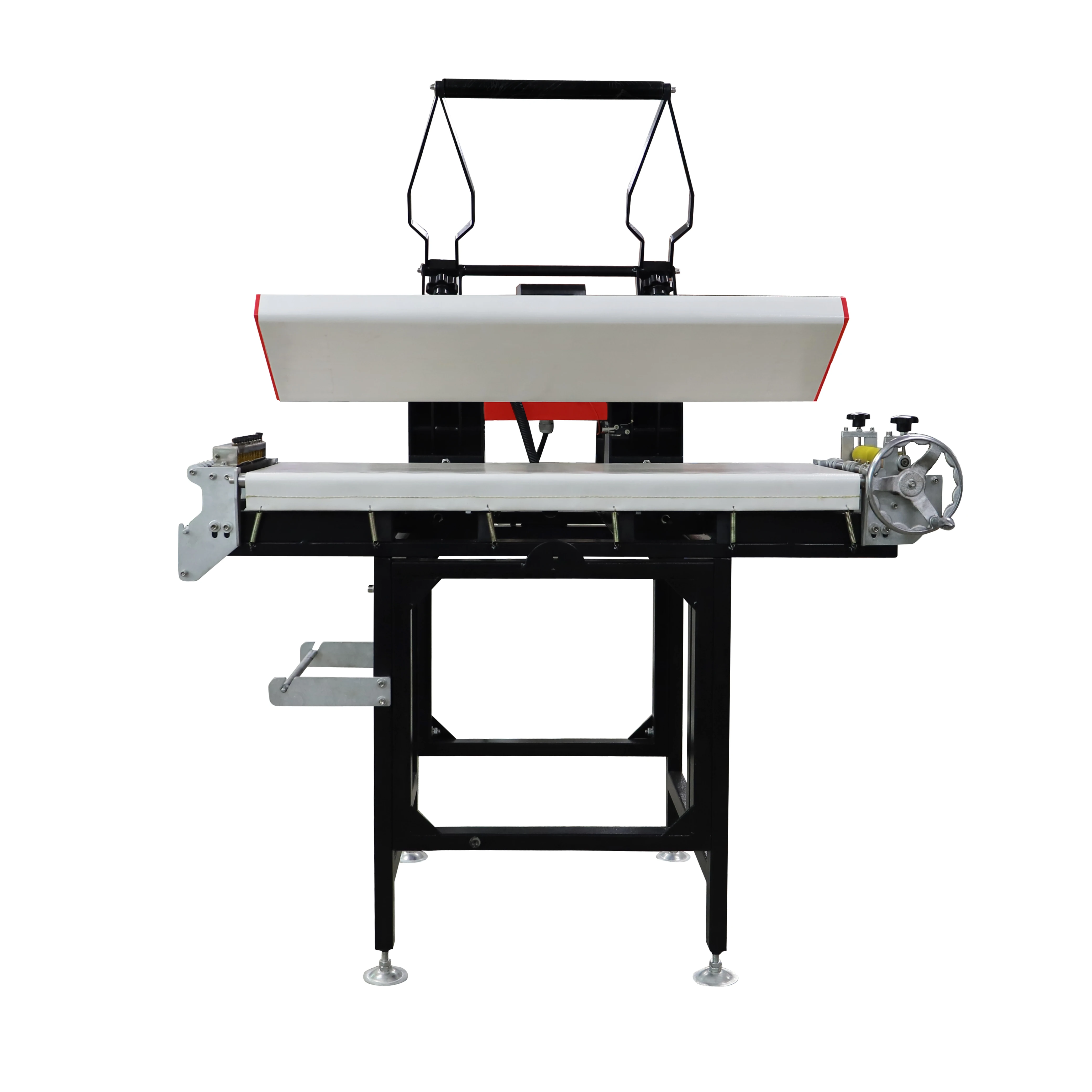 TES Ribbon rolls large format machines rotary double heating satin lanyard heat press transfer sublimation automatic roller