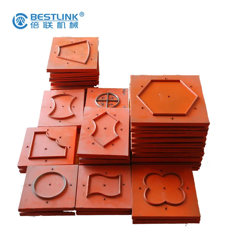 Stonemachinery Hydraulic pressing granite artificial paving Stone rock Slab Stamping different shapes Machine