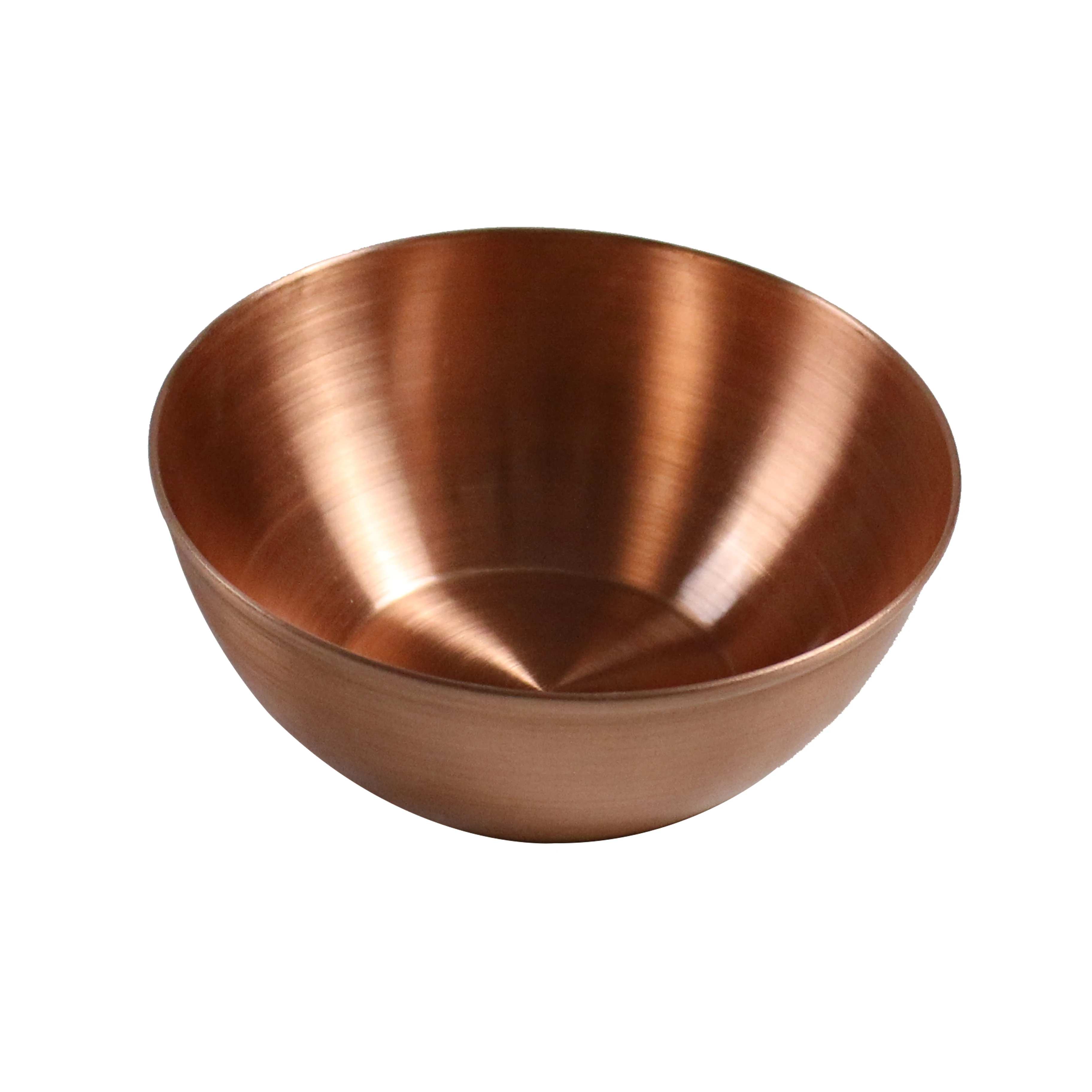 Promotional metal spinning large copper bowl