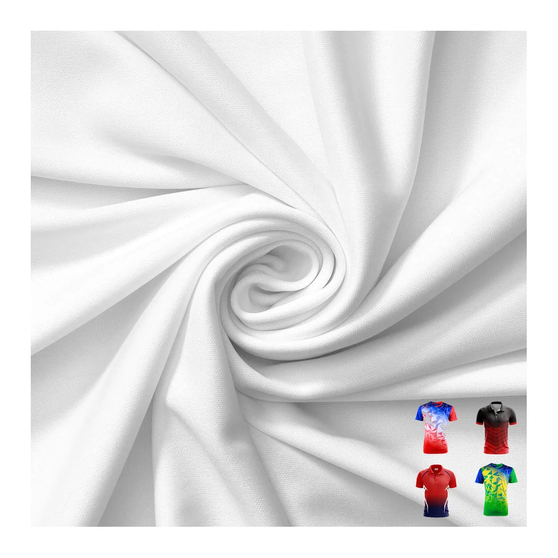 Трикотажная трикотажная ткань из полиэстера