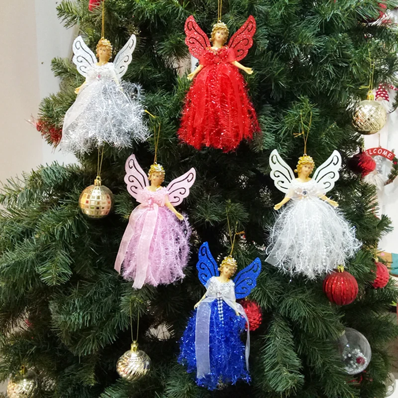 New fairy angel pendant birthday gift for Christmas angel tree topper decoration
