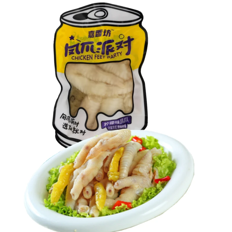 
Chicken Feet Specifications 100 g Chinese Spicy Pickled Peppers Chicken Feet 
