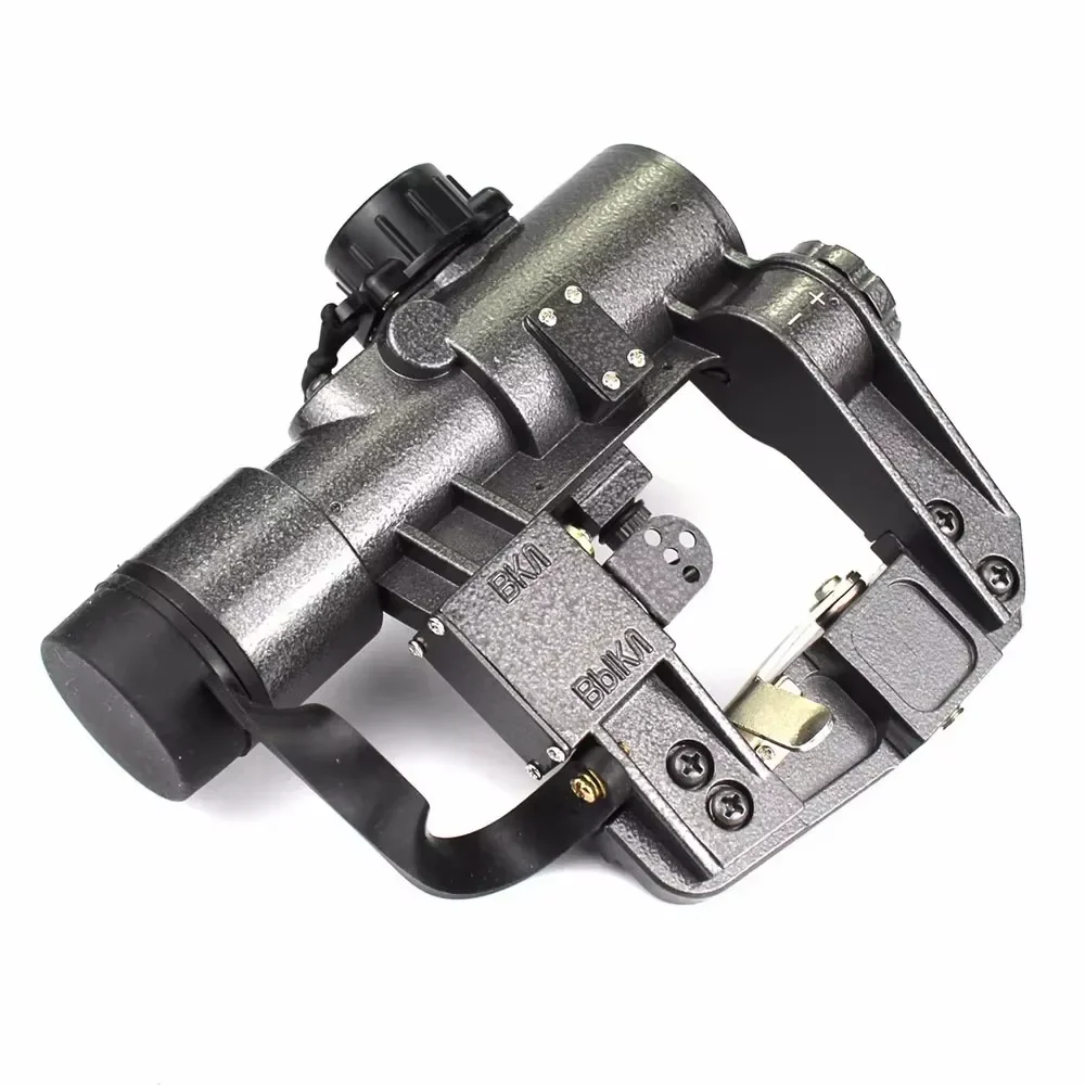 LUGER SVD 1X30 Tactical Optical Sight Long Range Scope Compact Collimator Sight Red DOT Sight Side Mount Optical Scope