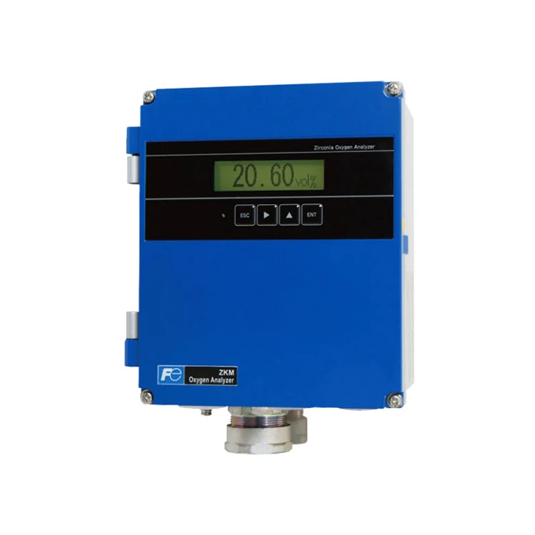 Zirconia gas analyzer, detecting oxygen in non combustible gases