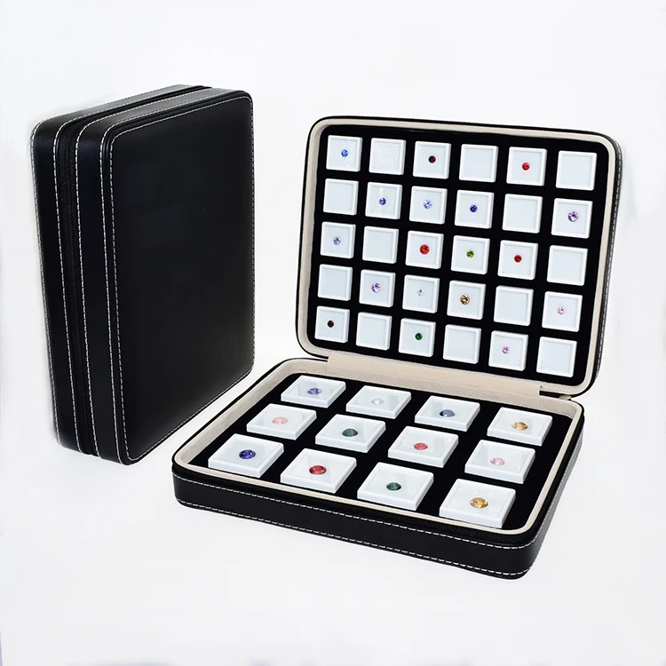 with zipper bag jewelry display storage acrylic box jewelry storage box
