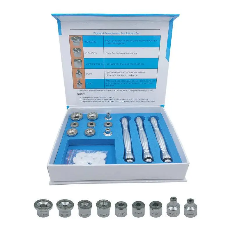
Dermabrasion Tips and Wands Body Skin Peeling Solution for Diamond Microdermabrasion Machine 