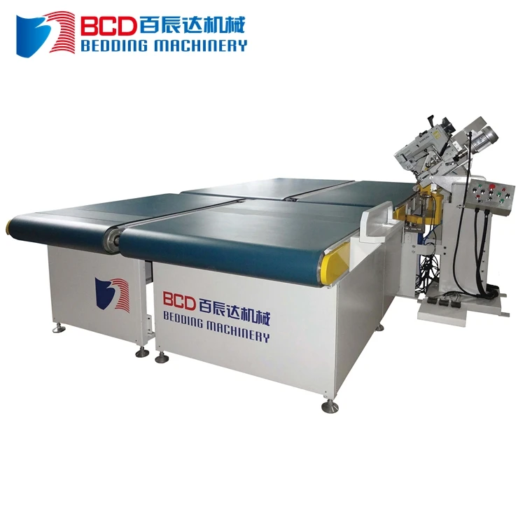 Автоматический Флип-аппарат для обработки краев матраса с искусственным