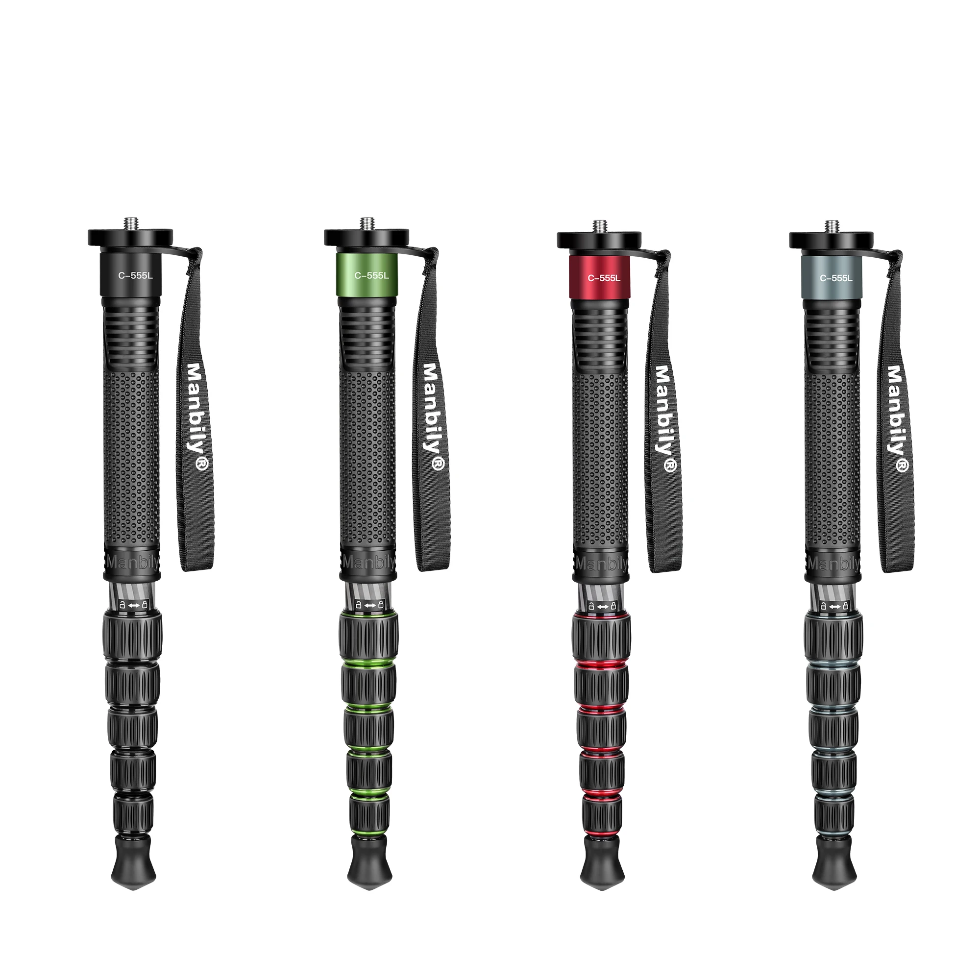 Manbily 10kg load camera tripod monopod,extendable carbon fiber monopod for camera,monopod