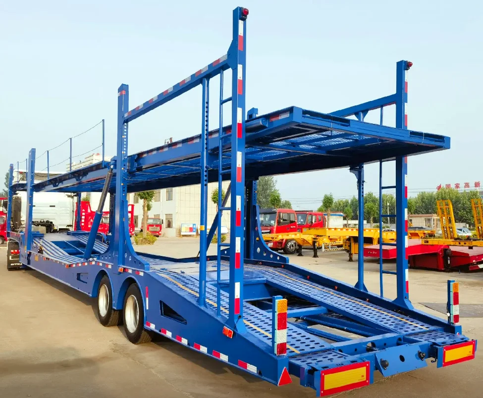 Xinnce factory double decker car transport trailer, sedan transport car transport semi-trailer