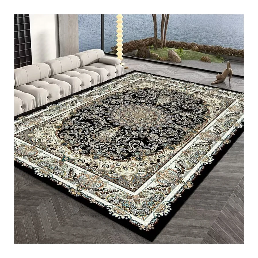 Made china Eco-friend  Crystal velvet Carpets Rugs Anti Slip carpets and rugs