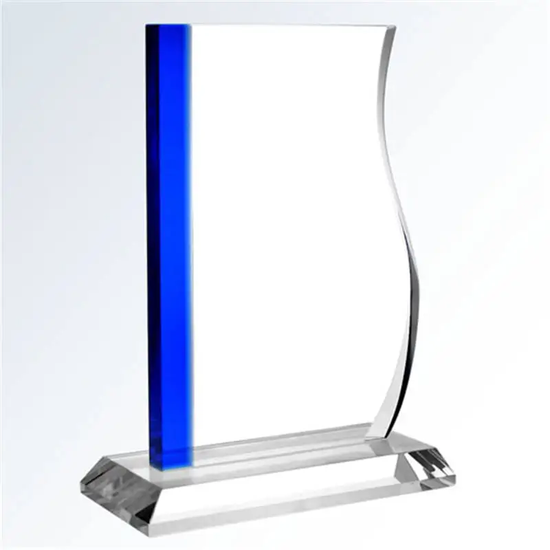 Acrylic Award Custom Logo Carved Blank Acrylic Trophy With Base
