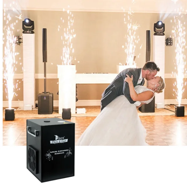 Party wedding event stage fire sparkles fountain equipment with dmx