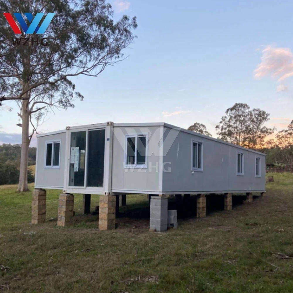 Pre fabricated maison bois tiny house luxury prefab homes container for warehouse