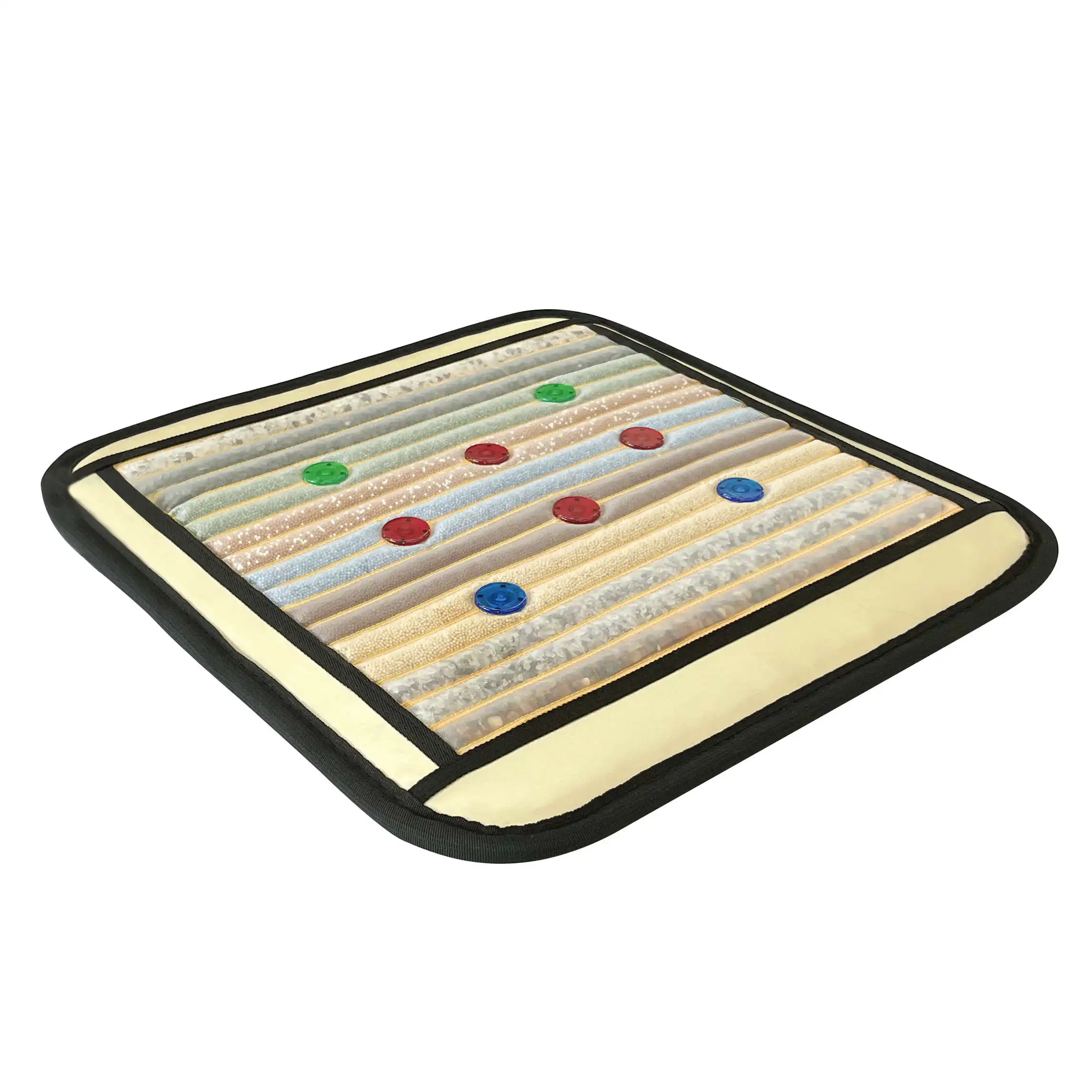 Korea 660nm photon light Far Infrared Heating Massage Pemf Tourmaline Jade Germanium Stone Ceramic Heating Mat