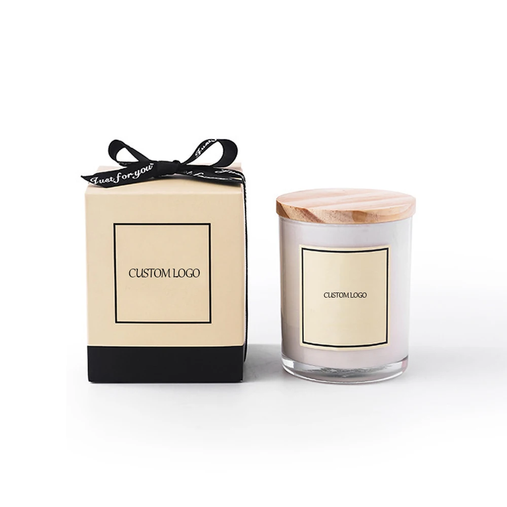 Manufacturer Custom Printed Luxury Candle Jars Box Printing Candle Packaging Boxes Cardboard Candle Box For Gift