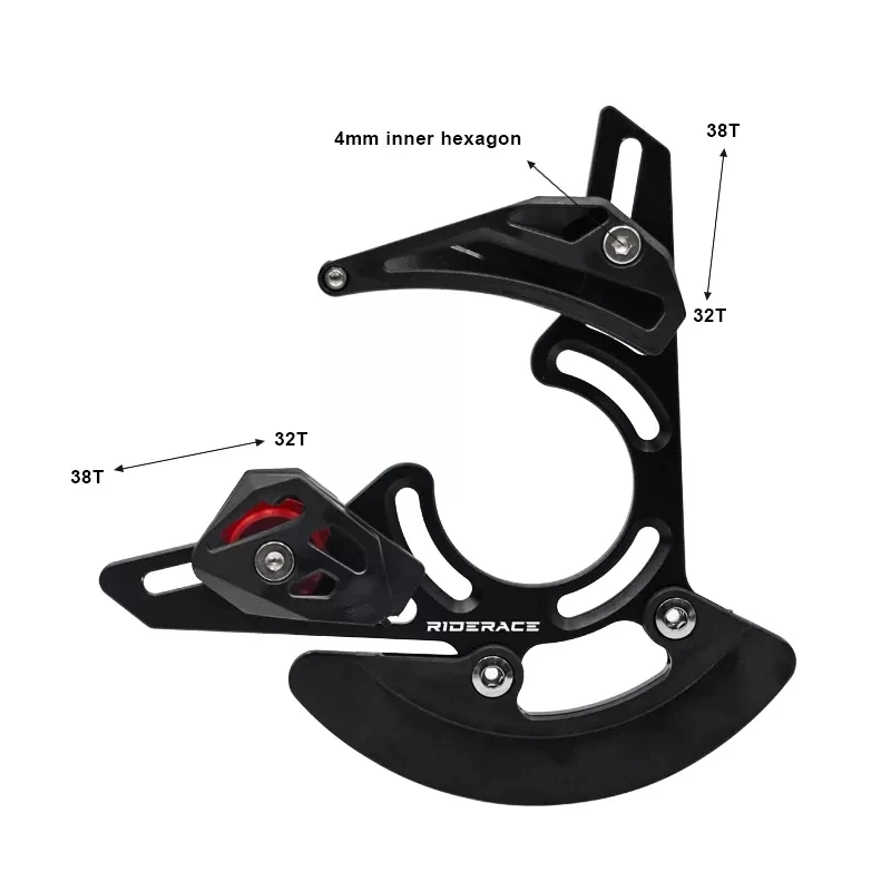 RIDERACE горный велосипед Шкив Цепи стабилизатор MTB ISCG05 направляющая цепи BB крепление DH 32-38T цепная защитная пластина для велосипеда CG04