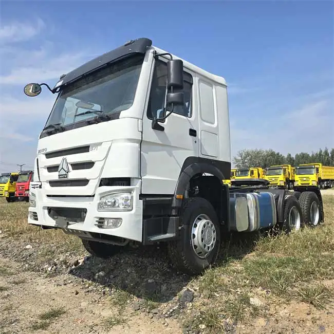 Лучшие Цены Sinotruk Howo грузовик с прицепом 6x4 371hp левый правый Привод для продажи