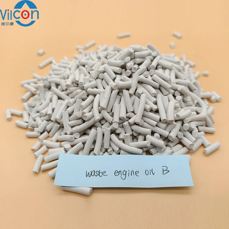 Waste engine oil recycle to diesel oil catalyst