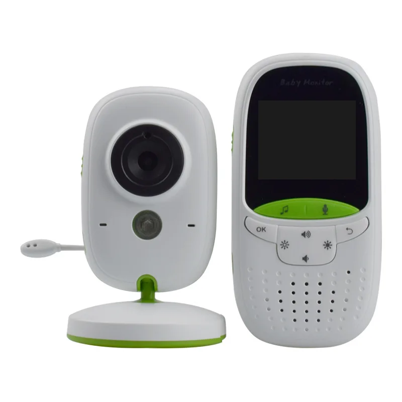 Video Baby Monitor with Two Cameras Wireless Wide Angle Lens Night Vision Security Baby Camera VB602