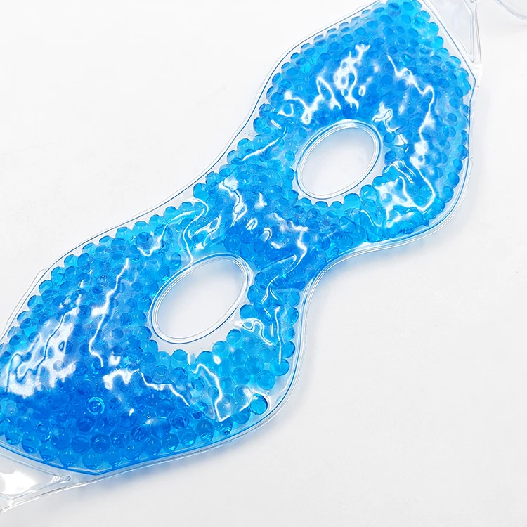 Ice Pack Eye Shade Cooler Bag  Factory supply colorful Cooling Bead Gel massage hot cold compress Eye Mask