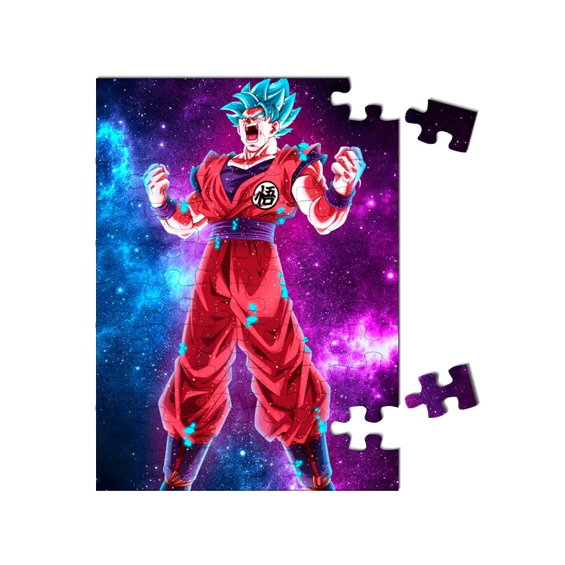 Customized  DBZ Cartoon Anime 3D Lenticular Jigsaw