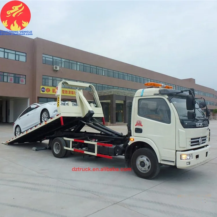 dongfeng DLK full landing wrecker truck, tow truck for sale