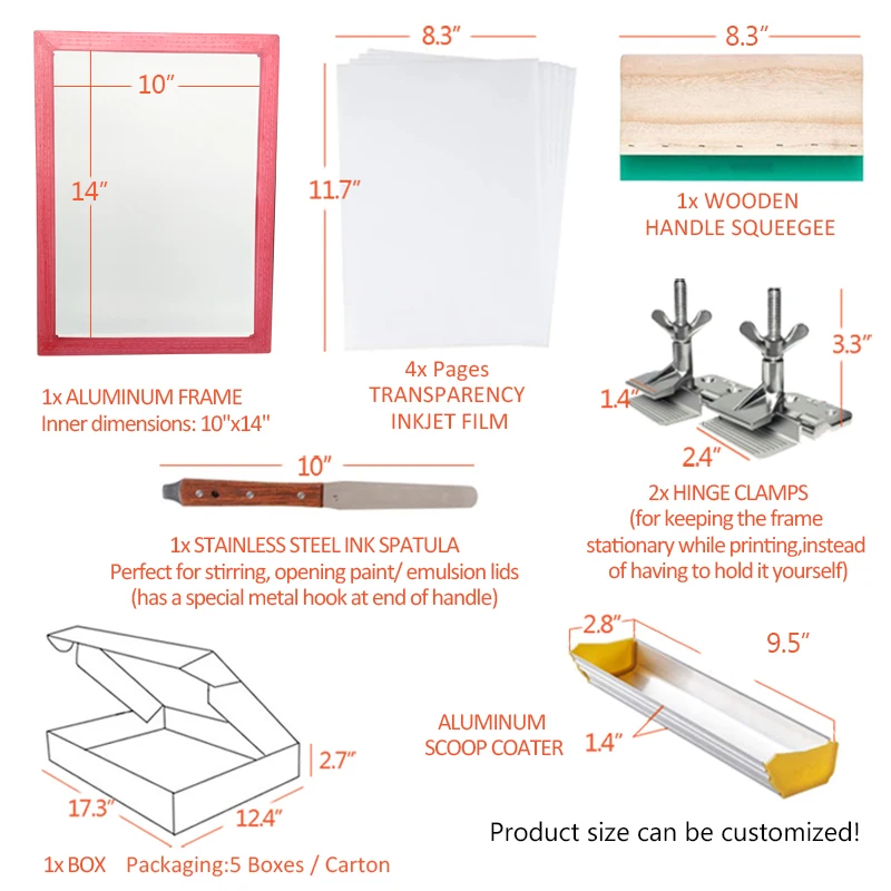 DIY Screen Printing Starter Kit Personal Using
