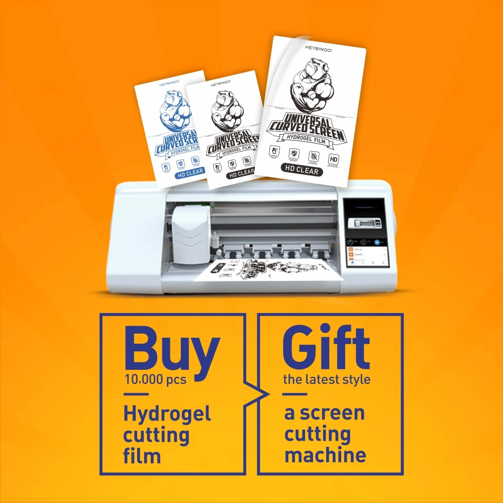 10,000 film Free cutting machine HD High Clear soft TPU matte privacy screen protector Sheet Hydrogel film