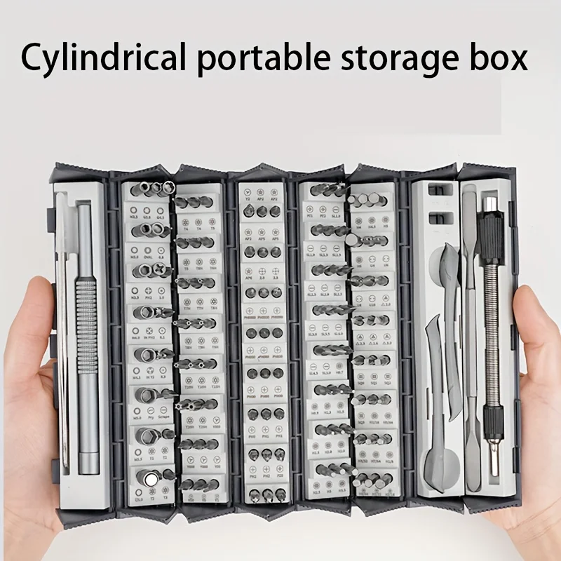 126-in-1 Portable Multifunctional Combination Screwdriver Set for Household DIY & Electronics Repair OEM Customizable Tool Kit