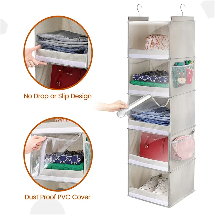 Cube Organizer Shelf Storage Shelves Home Organization Clothes Storage Hanging Shelf Organizer