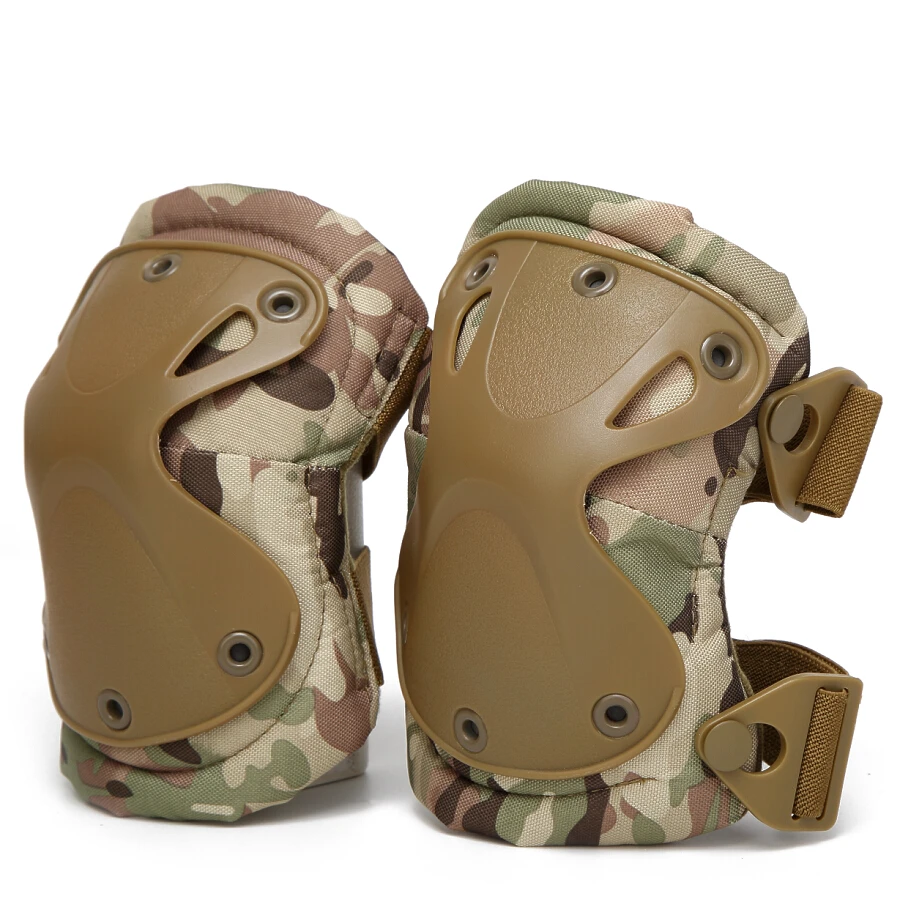 4pcs/set Tactical Outdoor Sports Safety Knee And Elbow Pads Guard for Hunting CS Game