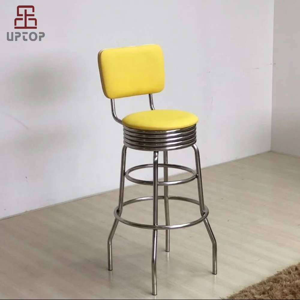  (SP-BS423) американский стиль 1950s красный и белый стул для барной