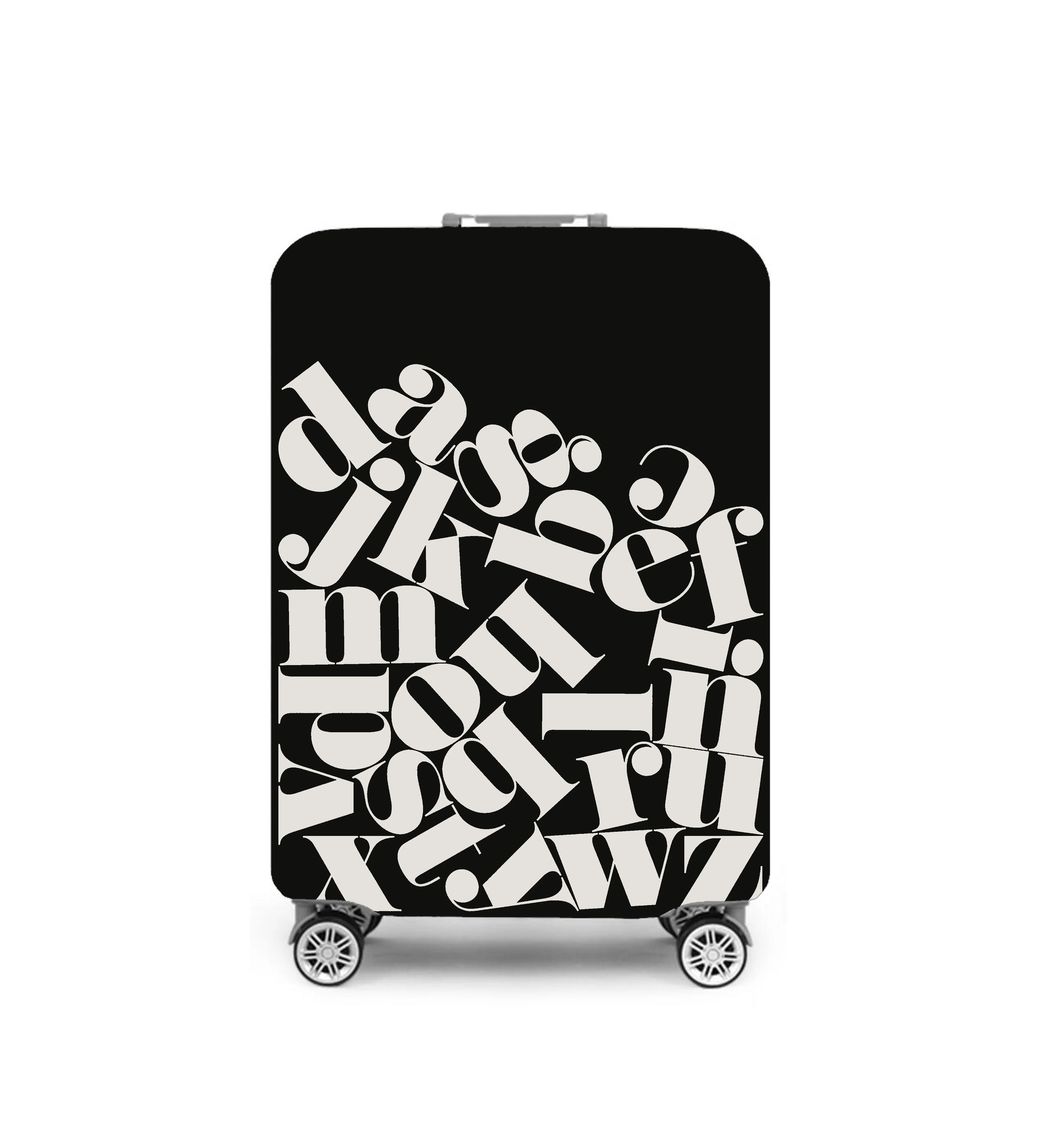 Valiz Koruyucu Cache Valise Kofferhoes Cubiertas Equipaje Cubre Maletas Viajes Capa Pra Mala De Malha