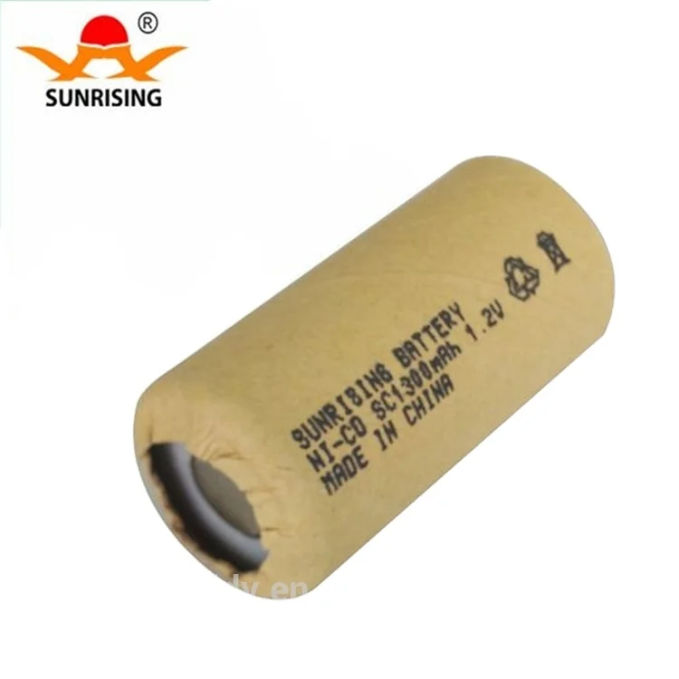 Ni-Cd sc1300mah перезаряжаемая батарея 1 2