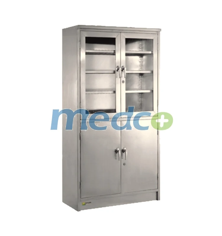 Hospital Furniture Stainless Steel Cupboard Medical Record Cabinet